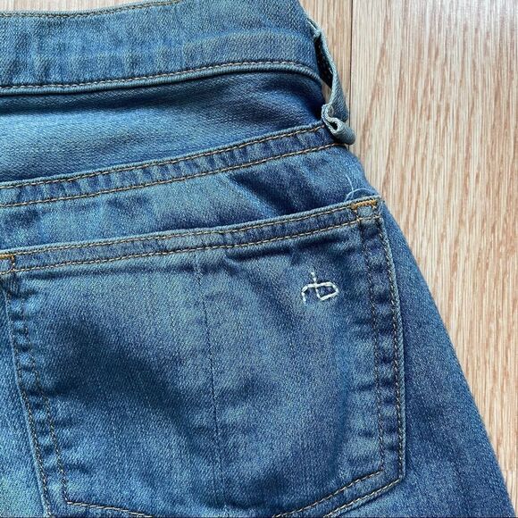 Rag & Bone Denim Blue Paper bag Skinny Pants - Size: 24 - Picture 7 of 9